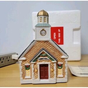 Hawthorne Porchlight Collections Town Hall #79681 Village House 1993 Tested Lamp